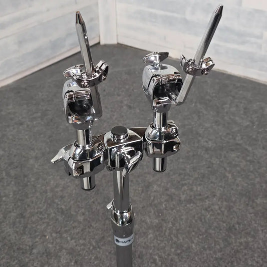 Used Mapex TS950A Clamp Mounted Double Heavy Duty Tom Stand - Very Good - Drum Center Of Portsmouth