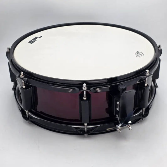 Used SPL Snare Drum 14x5 Red w/Black Hardware - Good - Drum Center Of Portsmouth