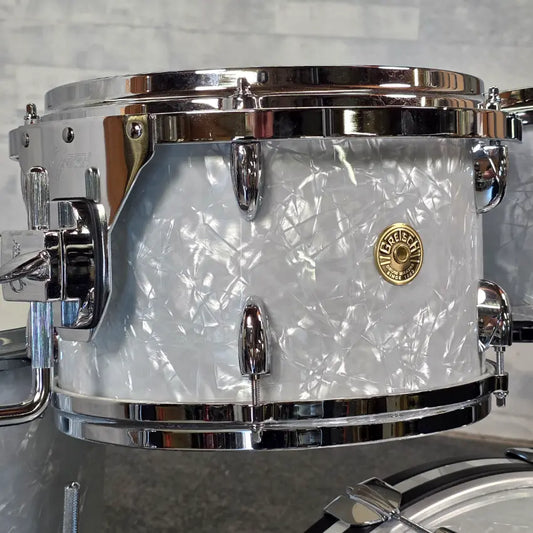 Gretsch USA Custom 4pc Drum Set 22/10/12/16 60s Marine Pearl - Drum Center Of Portsmouth