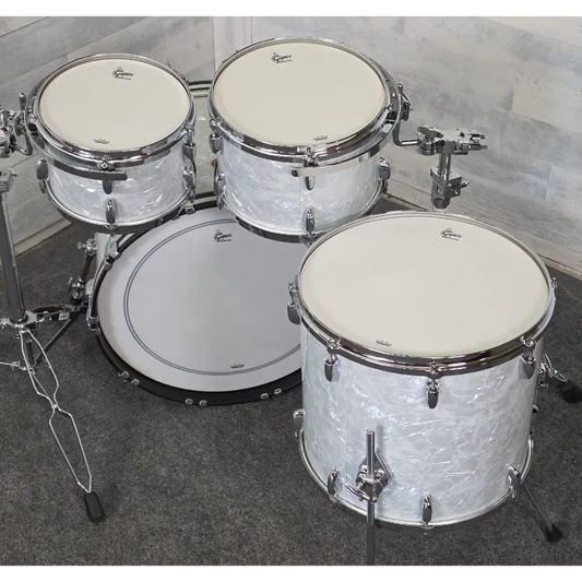 Gretsch USA Custom 4pc Drum Set 22/10/12/16 60s Marine Pearl - Drum Center Of Portsmouth