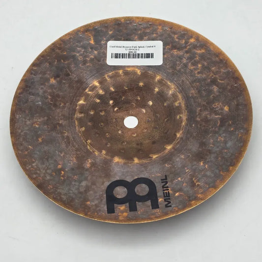 Used Meinl Byzance Dark Splash Cymbal 8" - Very Good - Drum Center Of Portsmouth