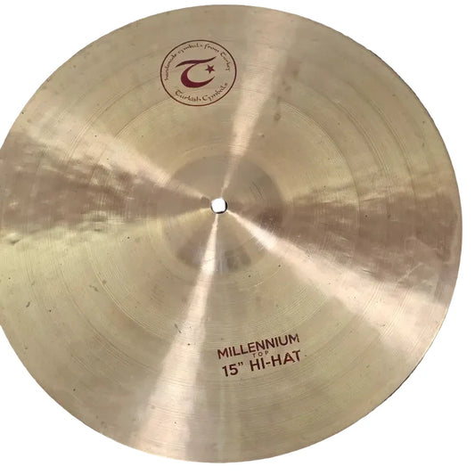 Used Turkish Millenium Hi Hat Cymbals 15" - Good - Drum Center Of Portsmouth