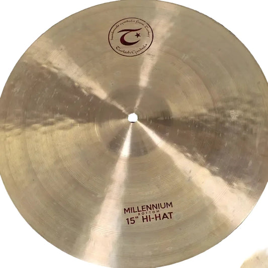 Used Turkish Millenium Hi Hat Cymbals 15" - Good - Drum Center Of Portsmouth