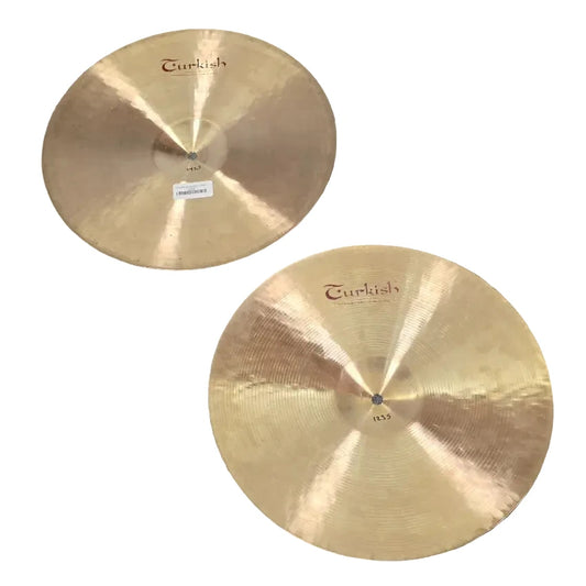 Used Turkish Millenium Hi Hat Cymbals 15" - Good - Drum Center Of Portsmouth