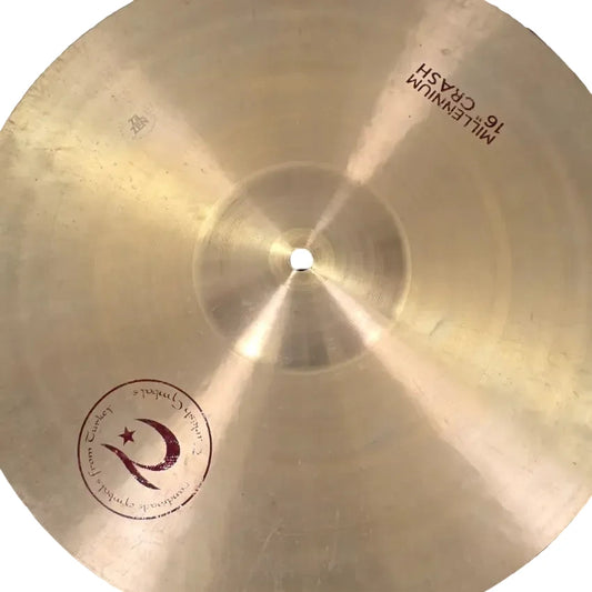 Used Turkish Millenium Crash Cymbal 16" - Good - Drum Center Of Portsmouth