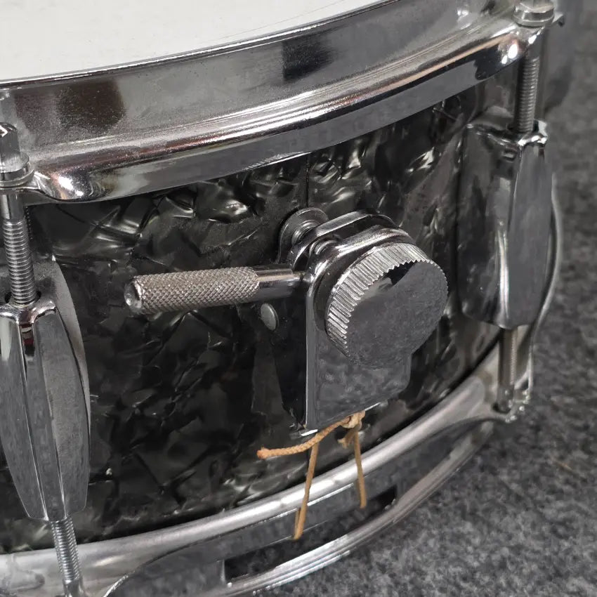 Used Fuji 4pc Drum Set Black Marine Pearl w/Black Jack FT - Good - Drum Center Of Portsmouth