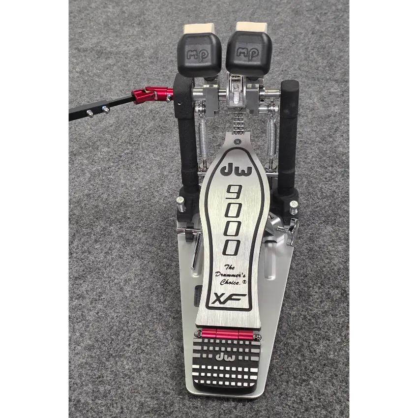 Used DW 9000XF Double Bass Drum Pedal w/Case- Very Good - Drum Center Of Portsmouth