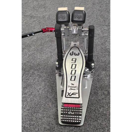 Used DW 9000XF Double Bass Drum Pedal w/Case- Very Good - Drum Center Of Portsmouth