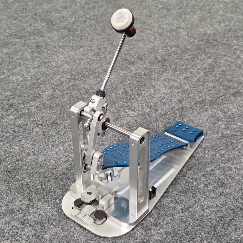 Used DW Machined Direct Single Bass Drum Pedal, Blue - Very Good - Drum Center Of Portsmouth