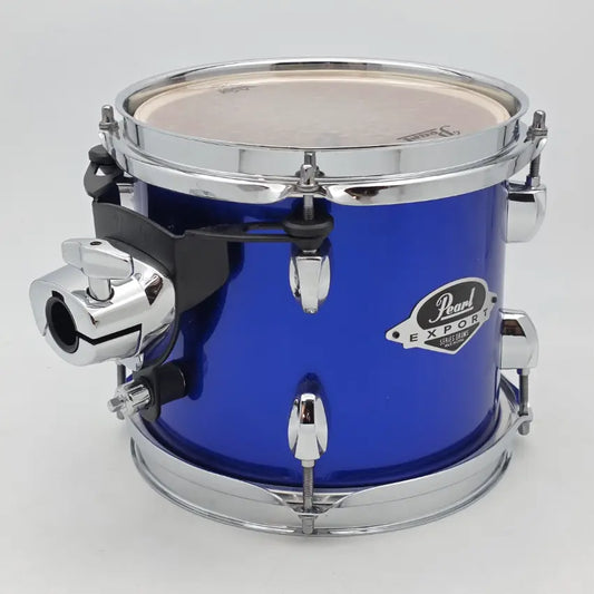 Used Pearl Export Rack Tom 8x7 High Voltage Blue - Very Good - Drum Center Of Portsmouth