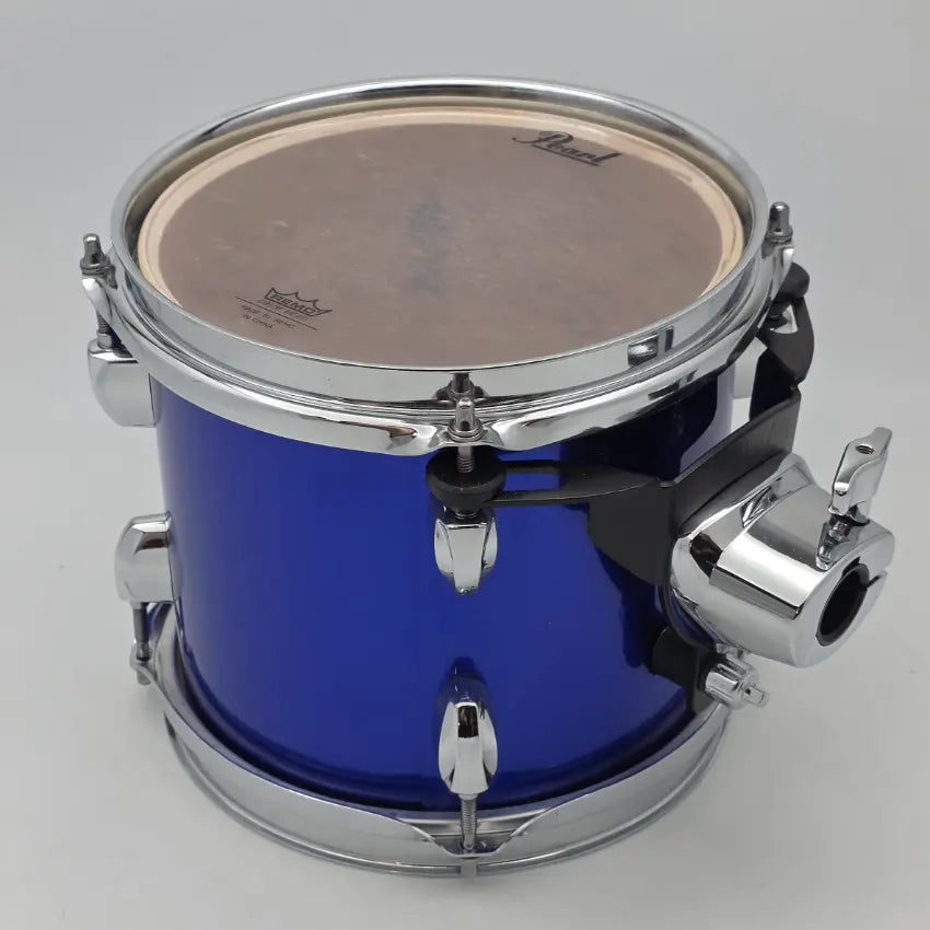 Used Pearl Export Rack Tom 8x7 High Voltage Blue - Very Good - Drum Center Of Portsmouth