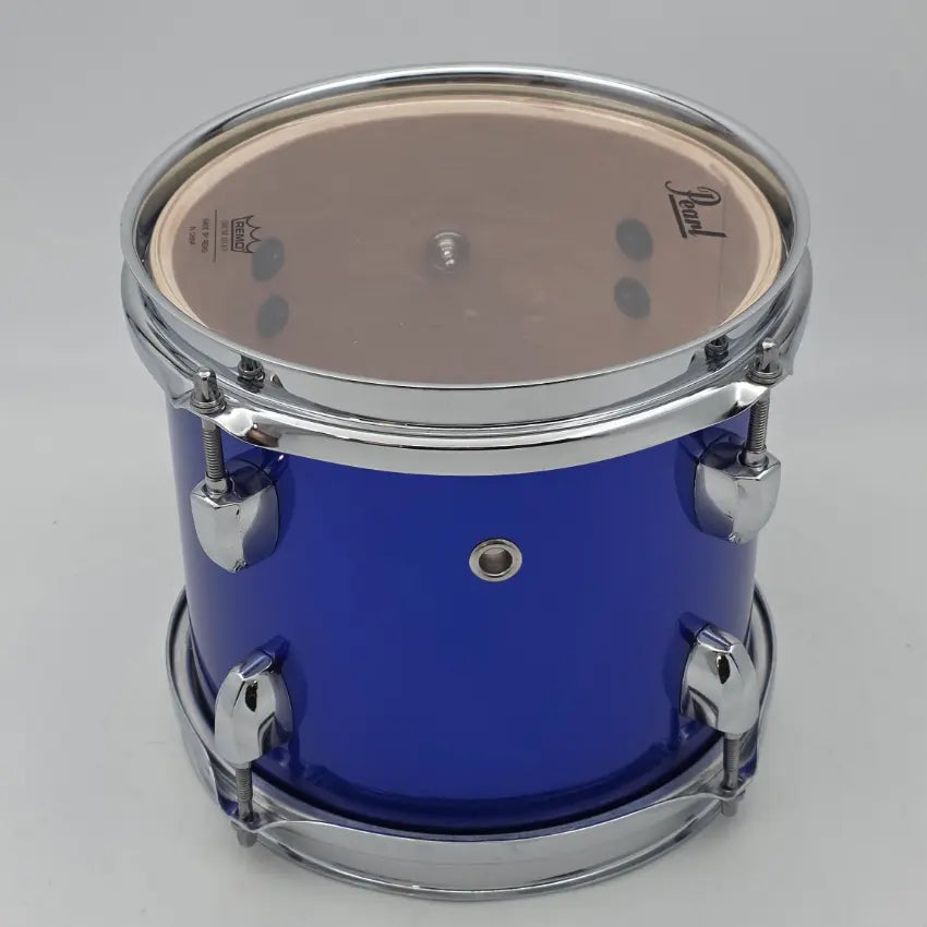 Used Pearl Export Rack Tom 8x7 High Voltage Blue - Very Good - Drum Center Of Portsmouth