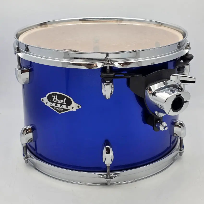 Used Pearl Export Rack Tom 13x9 High Voltage Blue - Very Good - Drum Center Of Portsmouth