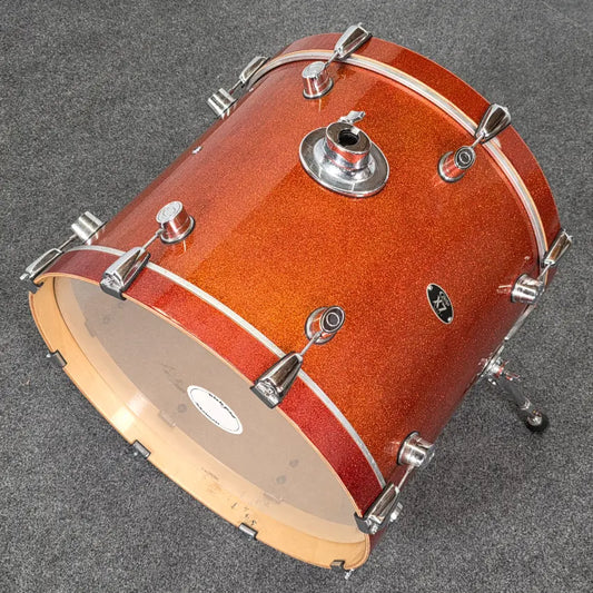 Used PDP X7 Series Bass Drum 22x18 Orange Sparkle - Good - Drum Center Of Portsmouth