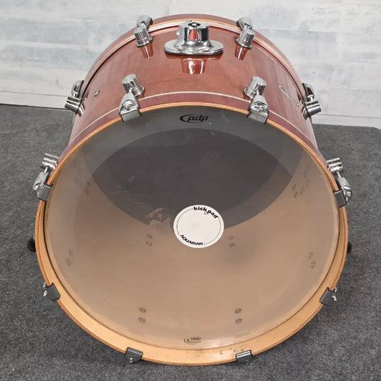 Used PDP X7 Series Bass Drum 22x18 Orange Sparkle - Good - Drum Center Of Portsmouth