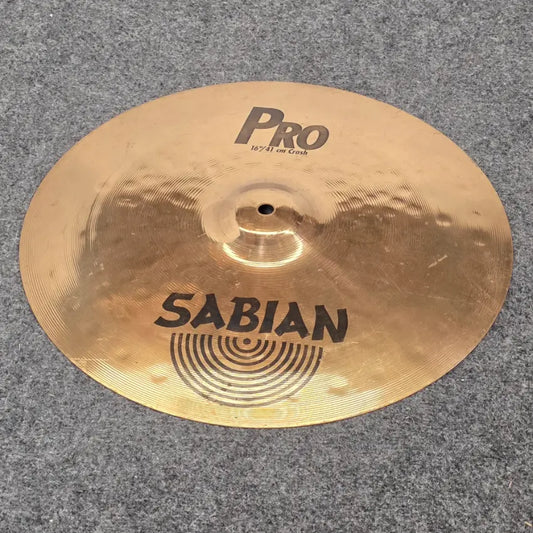 Used Sabian Pro Crash Cymbal 16" - Good - Drum Center Of Portsmouth