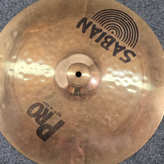 Used Sabian Pro Crash Cymbal 16" - Good - Drum Center Of Portsmouth