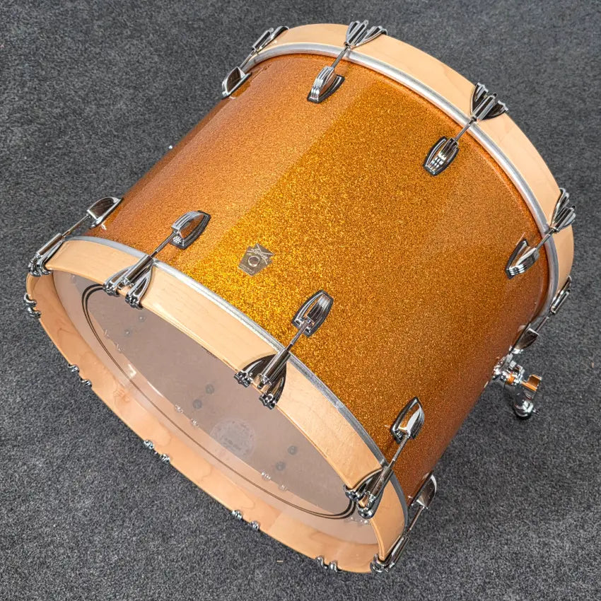 Used Ludwig Classic Maple 5pc Drum Set Gold Sparkle - Very Good - Drum Center Of Portsmouth