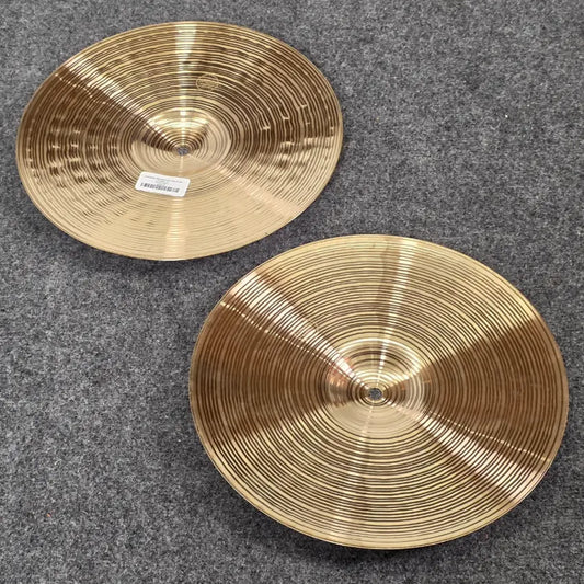 Used Paiste Signature Dark Crisp Hi Hat Cymbals 13" - Very Good - Drum Center Of Portsmouth