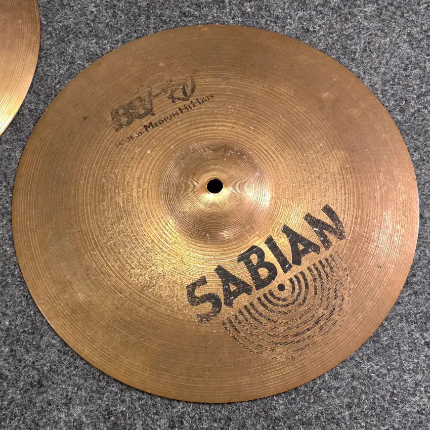 Used Sabian B8 Pro Medium Hi Hat Cymbals 14" - Fair - Drum Center Of Portsmouth