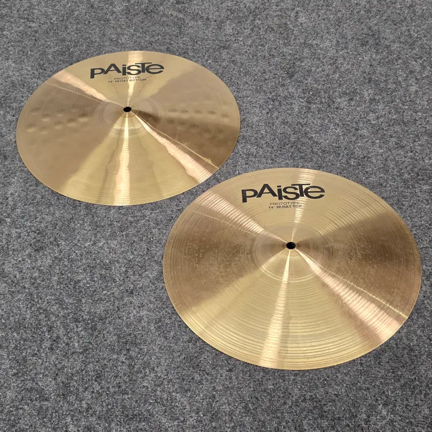 Used Paiste Prototype Hi Hat Cymbals 14" - Very Good - Drum Center Of Portsmouth