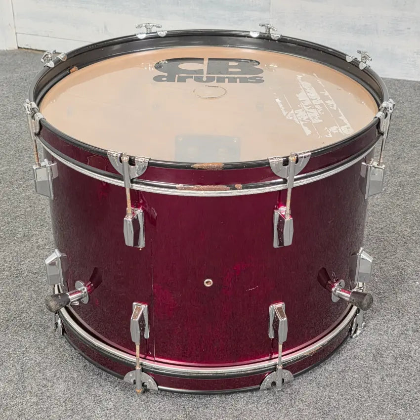 Used Sunlite 5pc Drum Set Red - Fair - Drum Center Of Portsmouth
