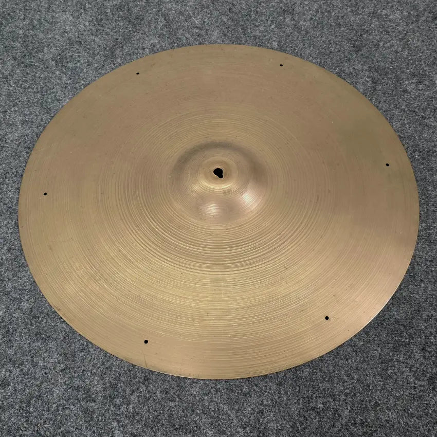 Used Vintage Zildjian Ride Cymbal 22" (Keyholed) - Fair - Drum Center Of Portsmouth