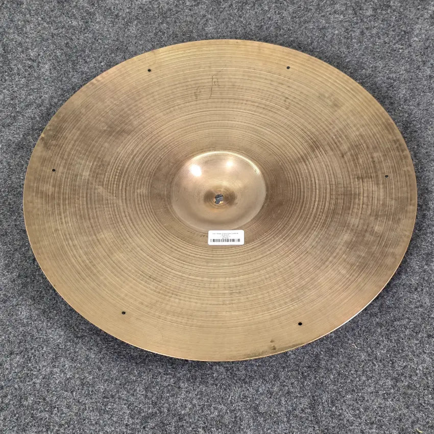 Used Vintage Zildjian Ride Cymbal 22" (Keyholed) - Fair - Drum Center Of Portsmouth