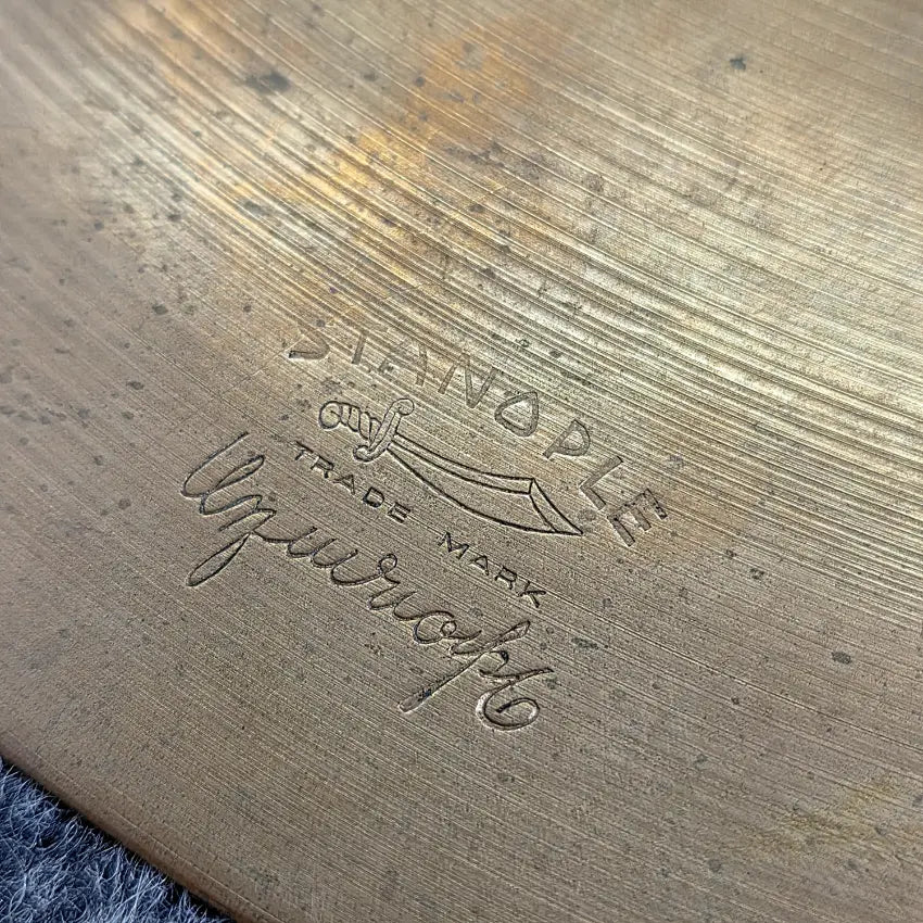 Used Vintage Stanople Uzuiriope Cymbal 13" 986 grams - Fair - Drum Center Of Portsmouth
