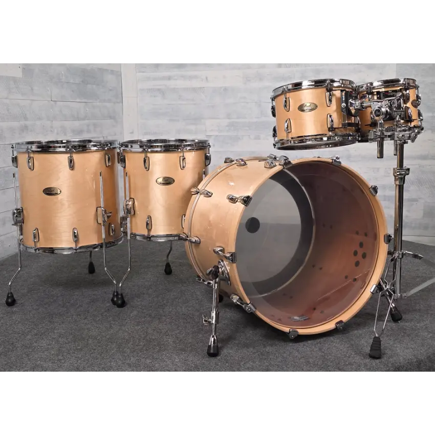 Used Pearl Session Studio Select 5pc Drum Set Natural Birch - Very Good - Drum Center Of Portsmouth