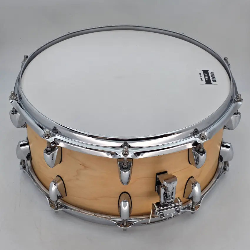 Used Yamaha Tour Custom Maple Snare Drum 14x6.5 Butterscotch Satin - Good - Drum Center Of Portsmouth