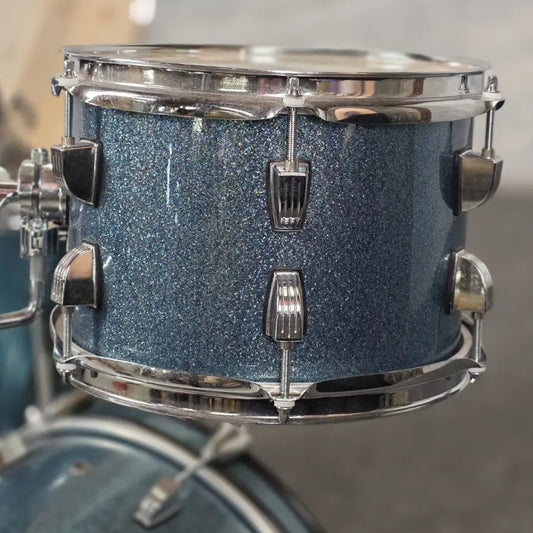 Used Ludwig Breakbeats 4pc Drum Set Blue Sparkle - Very Good - Drum Center Of Portsmouth