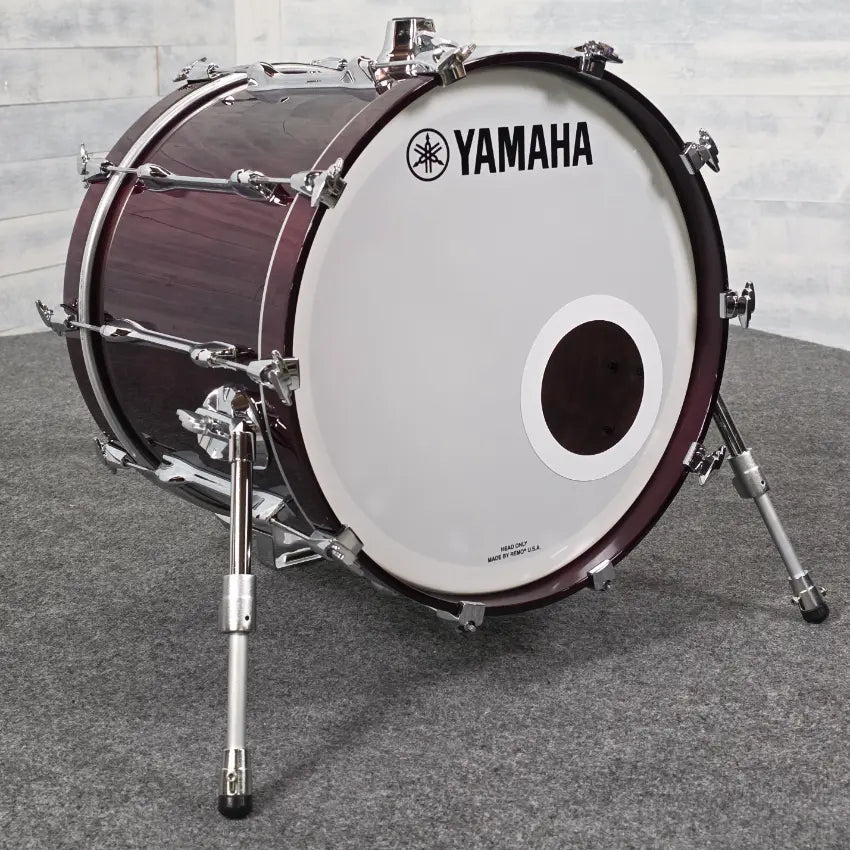 Used Yamaha Recording Custom Bass Drum 20x16 Classic Walnut - Good - Drum Center Of Portsmouth