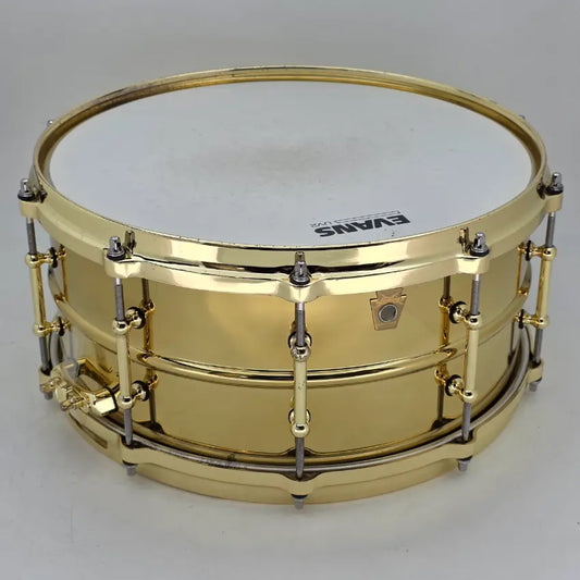 Used Ludwig Brass beauty - DCP Exclusive 14x6.5 - Good - Drum Center Of Portsmouth