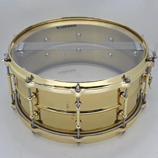 Used Ludwig Brass beauty - DCP Exclusive 14x6.5 - Good - Drum Center Of Portsmouth