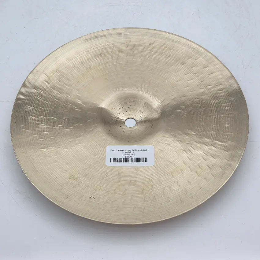 Used Prototype Avenir Brilliance Splash Cymbal 10" - Very Good - Drum Center Of Portsmouth