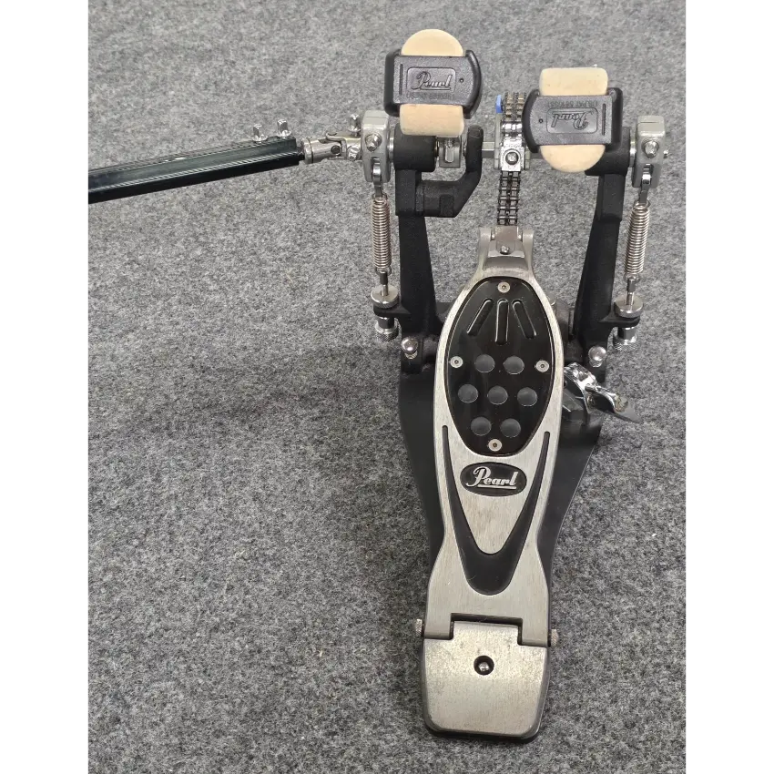 Used Pearl Double Bass Drum Pedal w/Bag - Good - Drum Center Of Portsmouth