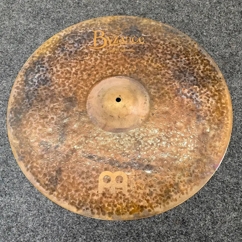 Used Meinl Byzance Extra Dry Thin Ride Cymbal 22" - Very Good - Drum Center Of Portsmouth