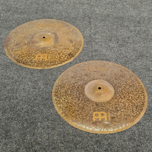 Used Meinl Byzance Extra Dry Medium Thin Hi Hat Cymbals 16" - Very Good - Drum Center Of Portsmouth