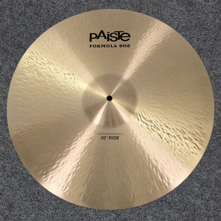 Used Paiste Formula 602 Modern Essentials Ride Cymbal 20" - Excellent - Drum Center Of Portsmouth