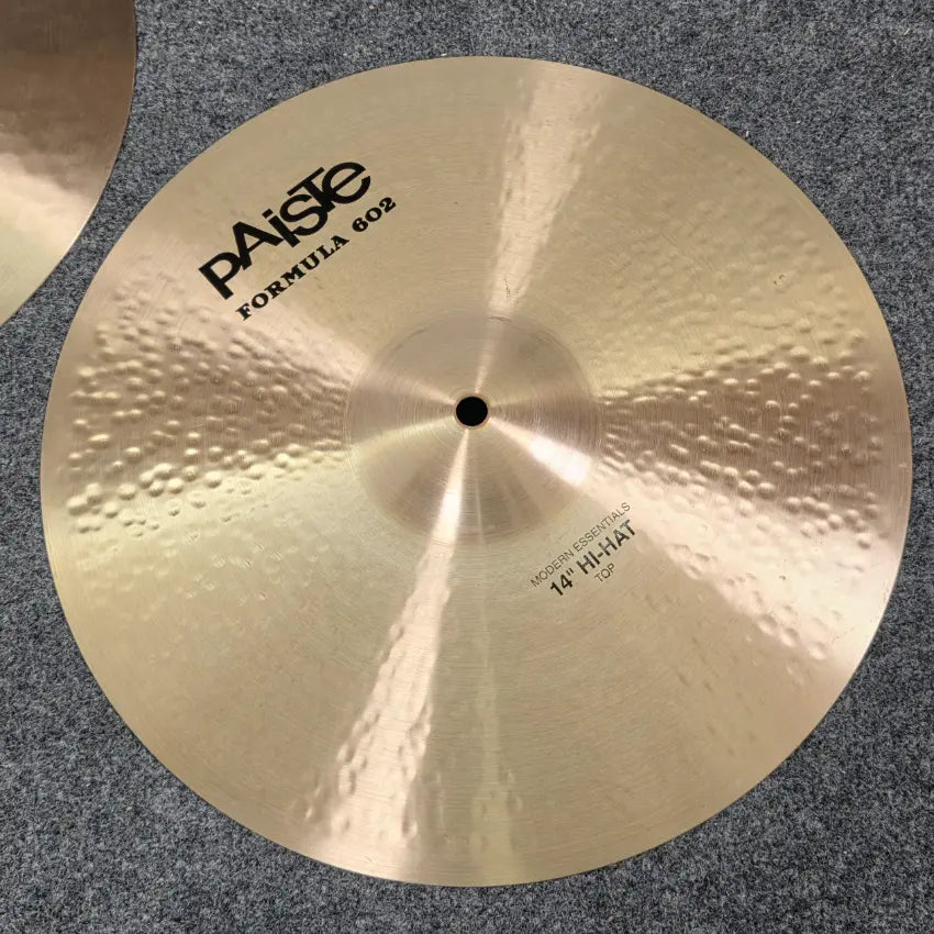 Used Paiste Formula 602 Modern Essentials Hi Hat Cymbals 14" - Excellent - Drum Center Of Portsmouth