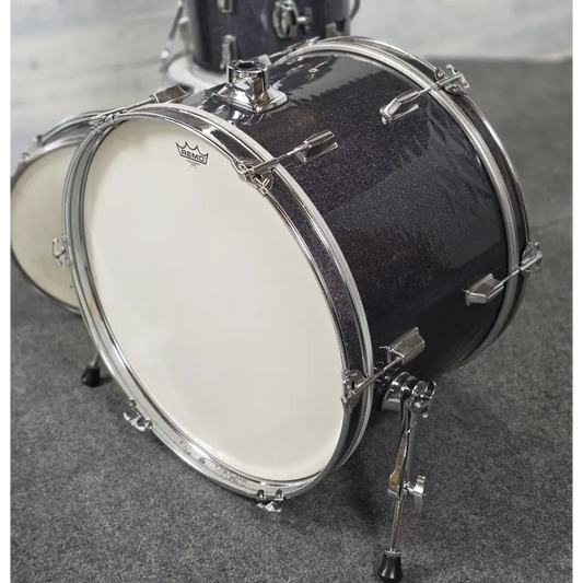 Used Misc MIJ 5pc Drum Set Grey Sparkle Wrap - Good - Drum Center Of Portsmouth