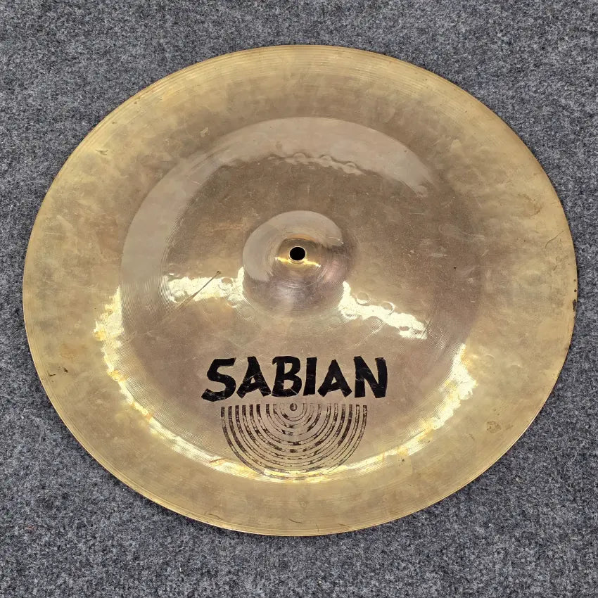 Used Sabian China Cymbal 18" Brilliant - Good - Drum Center Of Portsmouth
