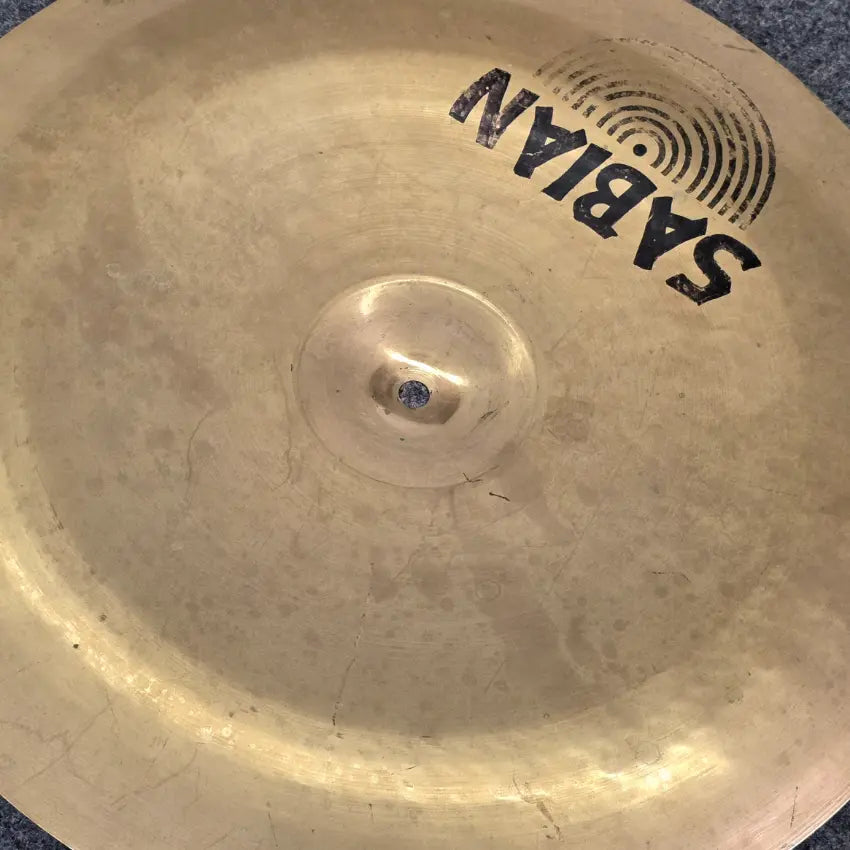 Used Sabian China Cymbal 18" Brilliant - Good - Drum Center Of Portsmouth