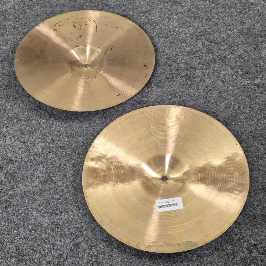 Used Agazarian Hi Hat Cymbals 13" - Good - Drum Center Of Portsmouth