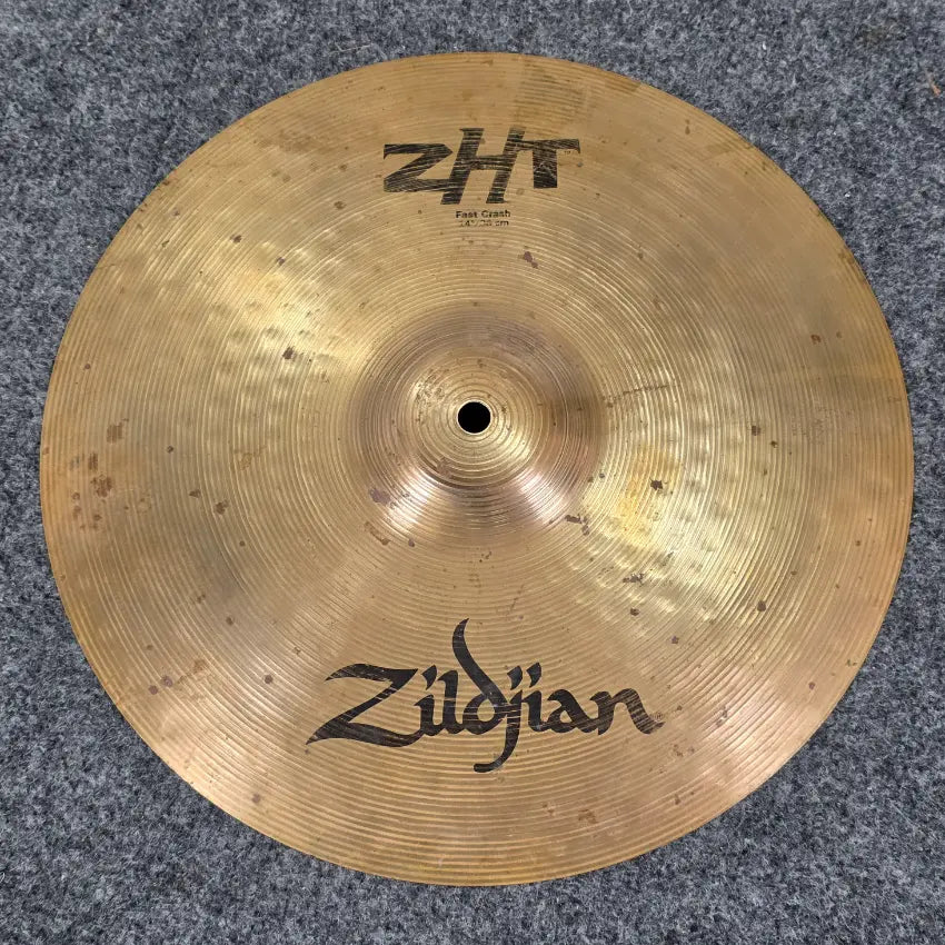 Used Zildjian ZHT Fast Crash Cymbal 14" - Fair - Drum Center Of Portsmouth