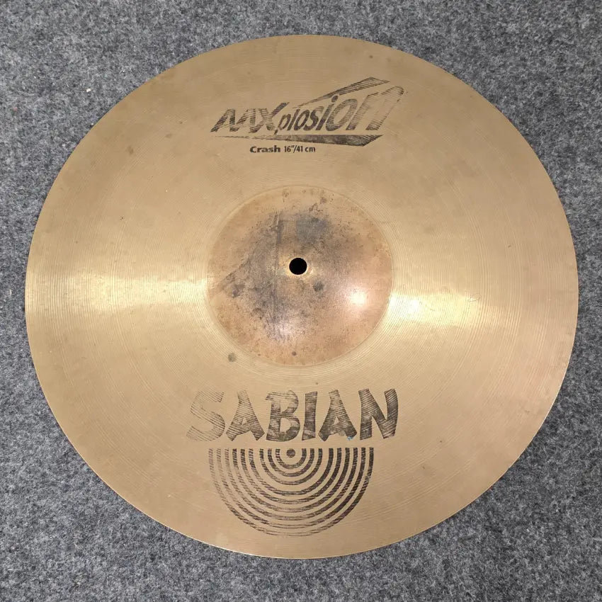 Used Sabian AAXplosion Crash Cymbal 16" - Good - Drum Center Of Portsmouth