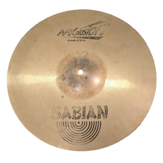 Used Sabian AAXplosion Crash Cymbal 16" - Good - Drum Center Of Portsmouth