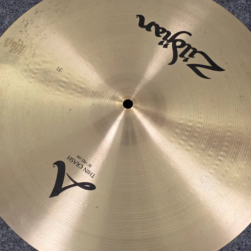 Used Zildjian A Thin Crash Cymbal 16" - Good - Drum Center Of Portsmouth