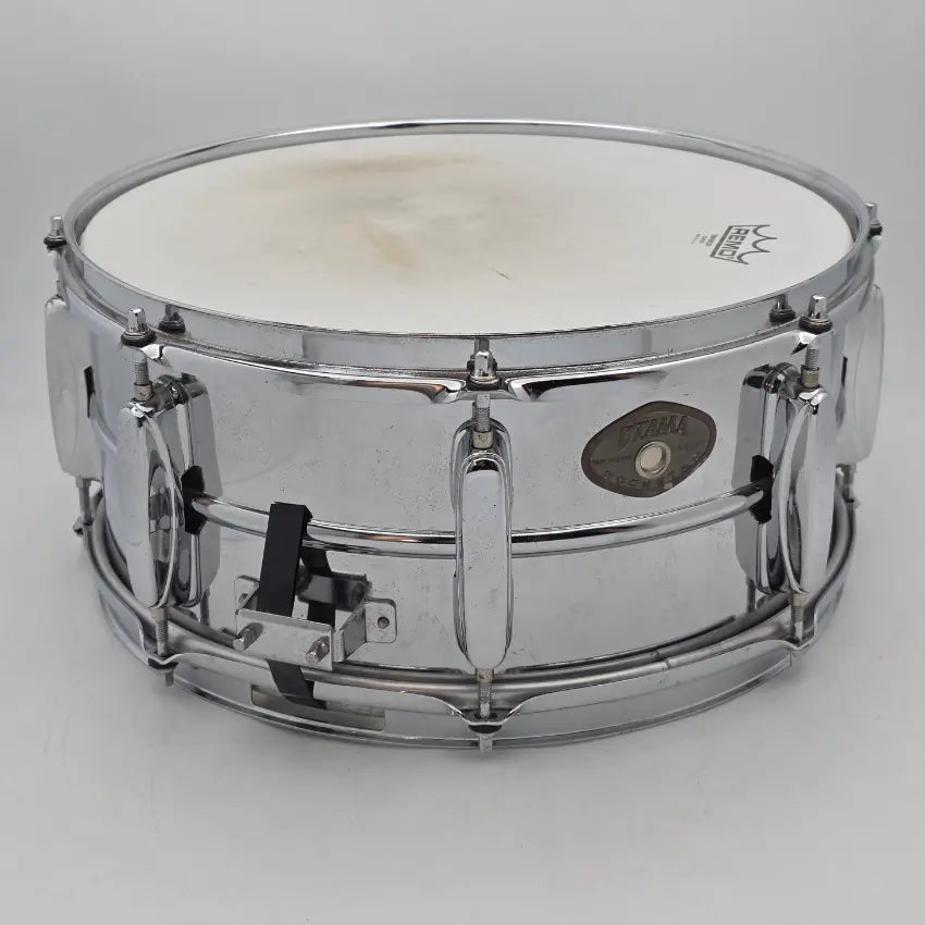 Used Tama Rockstar Steel Shell Snare Drum 14x6.5 - Good - Drum Center Of Portsmouth